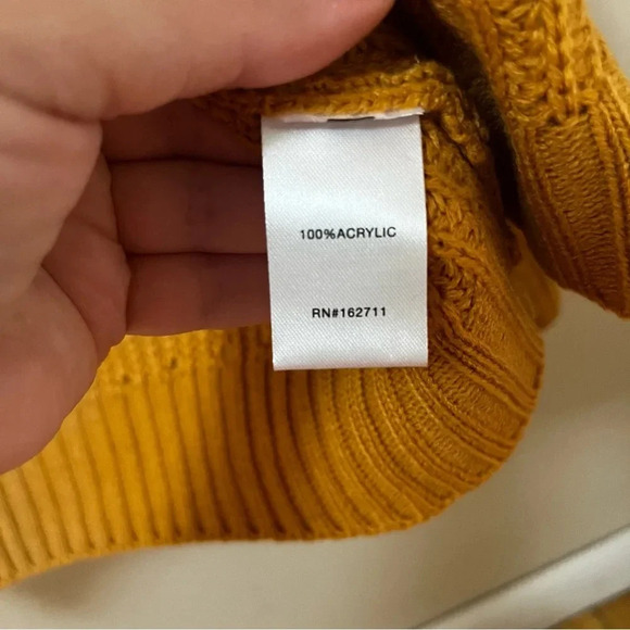 Stitch Fix Yellow Gold Open Front Cardigan Sweater- Girls M- Love Ellie- NWT - Picture 5 of 5